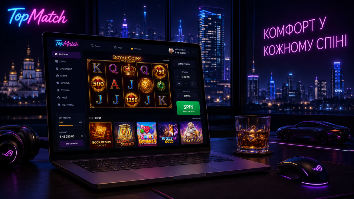 нічний режим у TopMatch