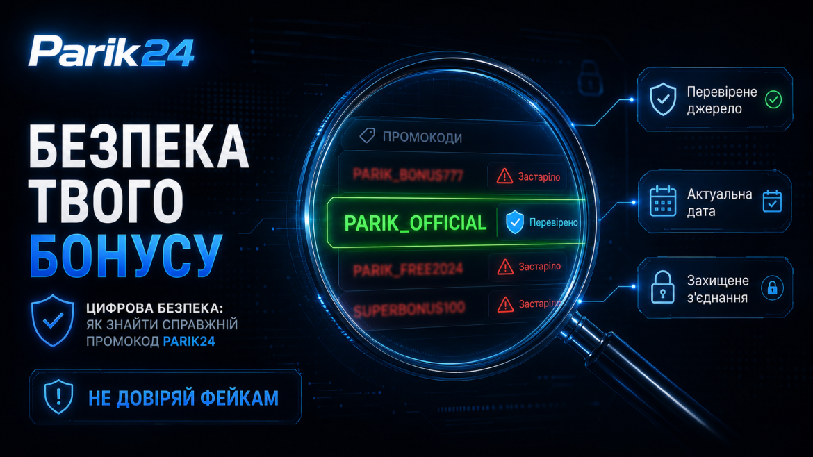 перевірені джерела для Parik24 промокод
